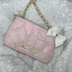 Betsey Johnson | pink bow purse 👛